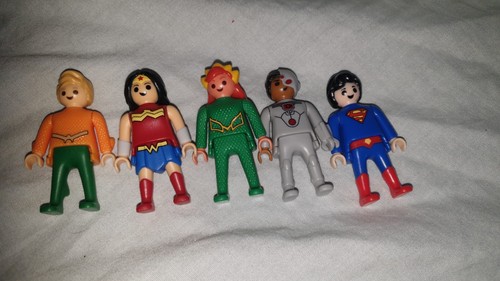 Kinder egg playmobil super - dc,